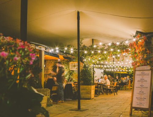 Buy a stretch tent for your pub garden